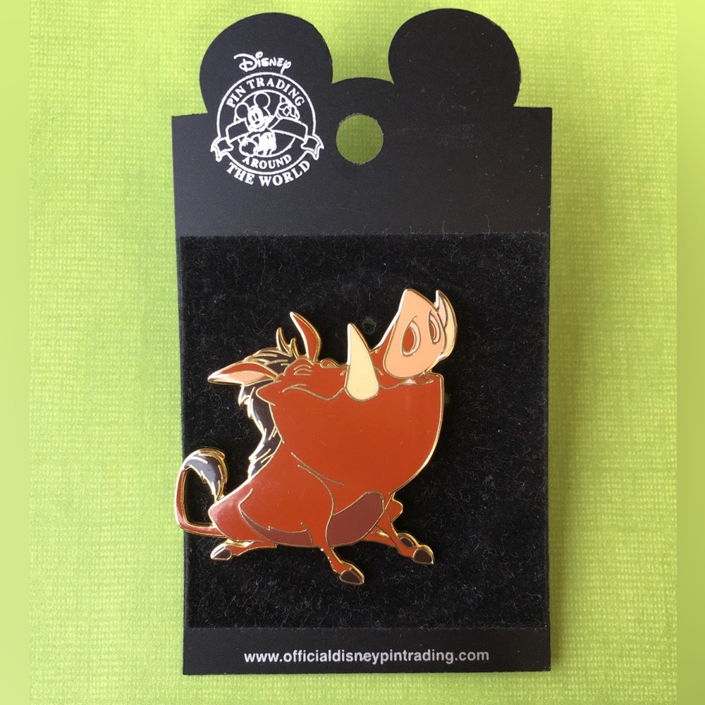 Disney Pumbaa Lion King Enamel Pin, Pin Trading Around The World